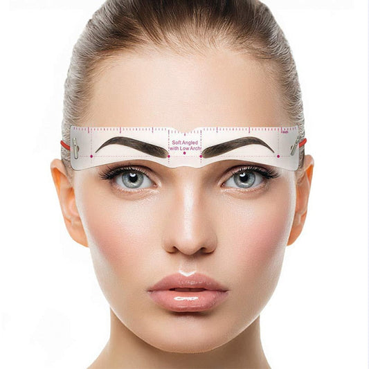 12Pcs/set Reusable Eyebrow Stencils Eye Brow Drawing Guide